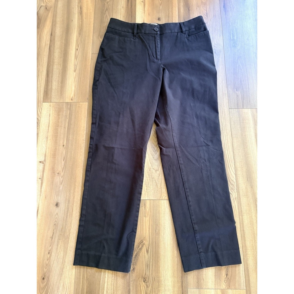 Talbots Women's 12‎ Black Dress Pants Straight Leg Business Chino